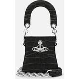 Vivienne Westwood Kelly Croc-Style Leather Small Handbag