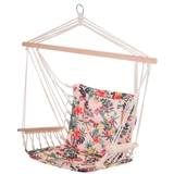 Blue Outdoor Hanging Chairs OutSunny Hammock Rope