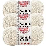 Lion (3 Pack) Brand Yarn Wool-Ease Yarn, Natural Heather