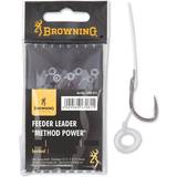 Browning Feeder Method Power Pellet Band 0.220 Mm Leader Silver 12