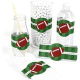 End Zone Football Party Diy Wrapper Favors and Decorations Set of 15 Green