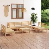 8 piece garden furniture set vidaXL 8 Piece Garden Outdoor Lounge Set