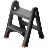 Black Stools VFM Folding Step Black Seating Stool