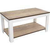 White Coffee Tables AVF Whitesands Brooke Coffee Table