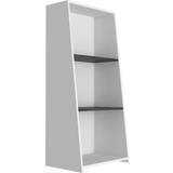 Grey Book Shelves Core Products Dallas low with 3 Book Shelf