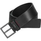 HUGO BOSS Smooth-Leather Belt with Logo Keeper