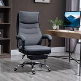 Black Chairs Vinsetto High Back Executive Office Chair 118cm