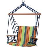 Steel Hammocks Garden & Outdoor Furniture BigBuy Outdoor Hängematte Textil Bunt 100 X