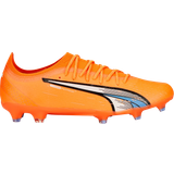Fabric Football Shoes Puma Ultra Ultimate FG/AG W - Ultra Orange/White/Blue Glimmer
