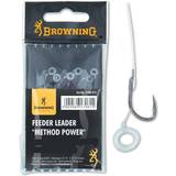 Browning Feeder Method Power Pellet Band 0.20 Mm Leader Silver 16
