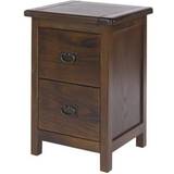 Brown Bedside Tables Core Products Boston Elegant 2 Bedside Table