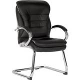 Faux Leathers Office Chairs Teknik Goliath Light Visitor Office Chair