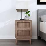 Red Tables LPD Rattan 2 Drawer Bedside Table