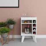 White Small Tables Freemans Mini Bar Side Small Table
