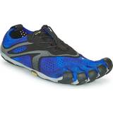 Microfiber Running Shoes Vibram FiveFingers V-Run - Blue/Black