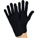Black - Women Mittens Sock Snob Knitted Magic Thermal Wool Gloves - Black