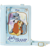 Children Handbags Loungefly Disney: Lady And The Tramp Classic Book Convertible Crossbody Bag