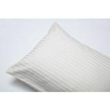 Pillow Cases on sale Belledorm Hotel Satin Stripe Thread Count Pillow Case White