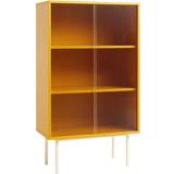 Glasses Glass Cabinets Hay Colour Yellow Glass Cabinet 75x130cm
