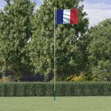 Flagpoles vidaXL Französische Flagge Mit Mast 6,23
