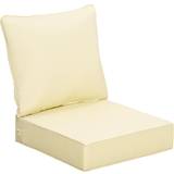 OutSunny Seat Back Set Chair Cushions Beige