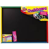 Cheap Toy Boards & Screens The Home Fusion Company Children's Kids Large Art Chalkboard 10 Chalks And Board Rubber Eraser 33x43cm