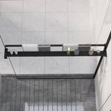 VidaXL Shower Baskets, Caddies & Soap Shelves vidaXL black, 100 Shower Shelf Shower