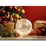 15cm Bow Crackle Ball Christmas Tree Ornament