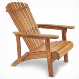 Wood Sun Chairs Garden & Outdoor Furniture VonHaus Adirondack