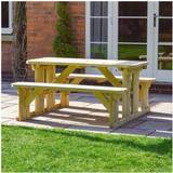 Picnic Tables Rutland County Garden Furniture Tinwell 4ft Rounded L122