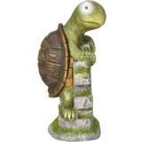 Brown Decorative Items OutSunny Vivid Tortoise Art Sculpture Figurine