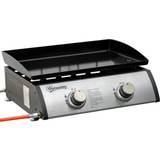 OutSunny Gas BBQ Plancha Grill with 2 Burners Picnic