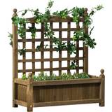 Pots & Planters on sale OutSunny Raised Garden Bed with Trellis Garden