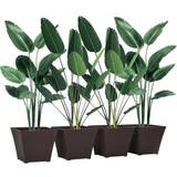 Pots on sale OutSunny Outdoor Planter Pack of 4, Effect Plant Pots