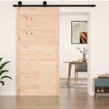 Single Door Interior Doors on sale vidaXL massivt fyrretræ Inderdør (100x)