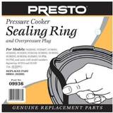 Keep Warm Function Pressure Cookers Presto Rubber Sealing Ring 6 qt