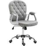 Pink swivel chair Vinsetto Velour Diamond Office Chair 103cm