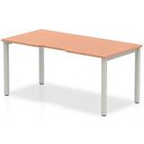 Gaming Accessories on sale Evolve Plus 1600mm Single Starter Desk Beech Top Silver Frame BE128
