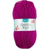 The Home Fusion Company (Fushia) 50g Knitting Crochet Yarns 15 Beautiful Colours To Choose White Fushia Sparkle