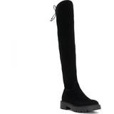 Women High Boots Dune London Thorne Flat Over-The-Knee Boots Black