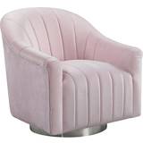 Pink swivel chair Cartlor Swivel Shell Kitchen Chair