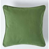 Cushion Covers Homescapes Cotton Plain Olive Cushion Cover Green (45x45cm)