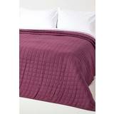 Purple Bedspreads Homescapes Lavender & Damson Bedspread Pink, Purple, White, Black, Grey, Red