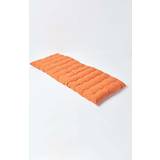 Garden bench seat cushions Homescapes Two Seater Chair Cushions Orange