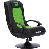 Green Gaming Chairs BraZen Stag Gaming Chair 2.1 Bluetooth Speaker Computer Green