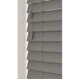 Pleated Blinds Smooth Grey 50mm Fine Grain Slatted