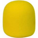 Yellow Microphone Accessories On-Stage Stands, Foam Windscreen