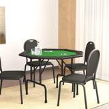 vidaXL green 8-Player Folding Poker Table 108x108x75 Game Poker Blue/Green