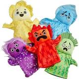 Learning Resources Dolls & Doll Houses Learning Resources hand2mind Feelings Family Hand Puppets, 5/Set (95417) Assorted Colors