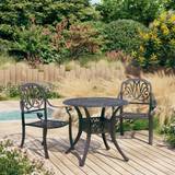 VidaXL Bistro Sets Garden & Outdoor Furniture vidaXL 3-tlg. Bistro-Set Aluminiumguss Café-Set